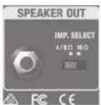 ROLAND Blues Cube Stage - Commutateur [IMP. SELECT] (sélection d'impédance) - 1