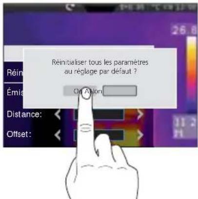Laserliner ThermoCameraVision XP - Réinitialisation des paramètres généraux - 4