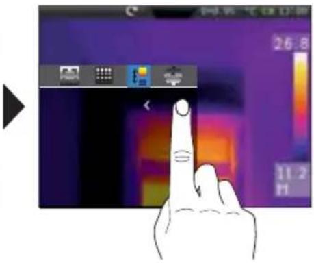 Laserliner ThermoCameraVision XP - Plage des températures / Histogramme - 3