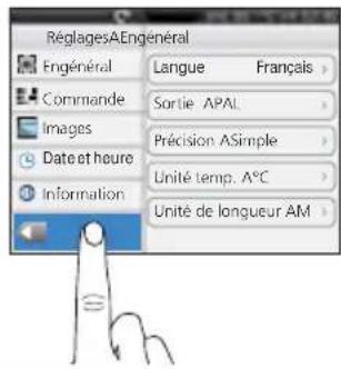 Laserliner ThermoCameraVision XP - Mémoriser / Quitter les réglages - 1