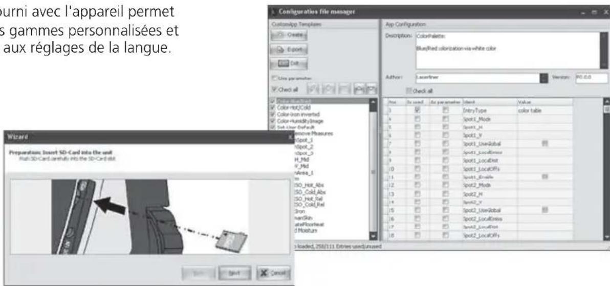 Laserliner ThermoCameraVision XP - Configuration en utilisant le logiciel - 1