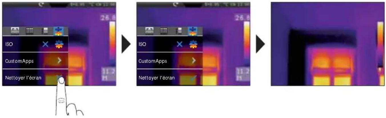 Laserliner ThermoCameraVision XP - Effacer la vue apparaisant à l'écran - 2