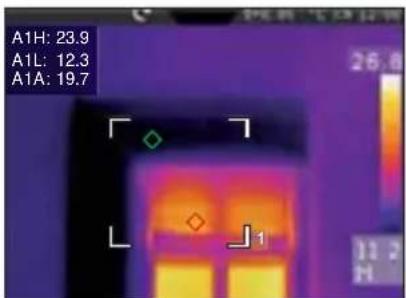 Laserliner ThermoCameraVision XP - Points de mesure / Symboles - 2