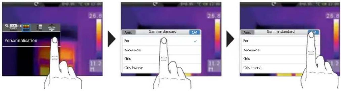 Laserliner ThermoCameraVision XP - Gamme des couleurs de l'image IR - 2