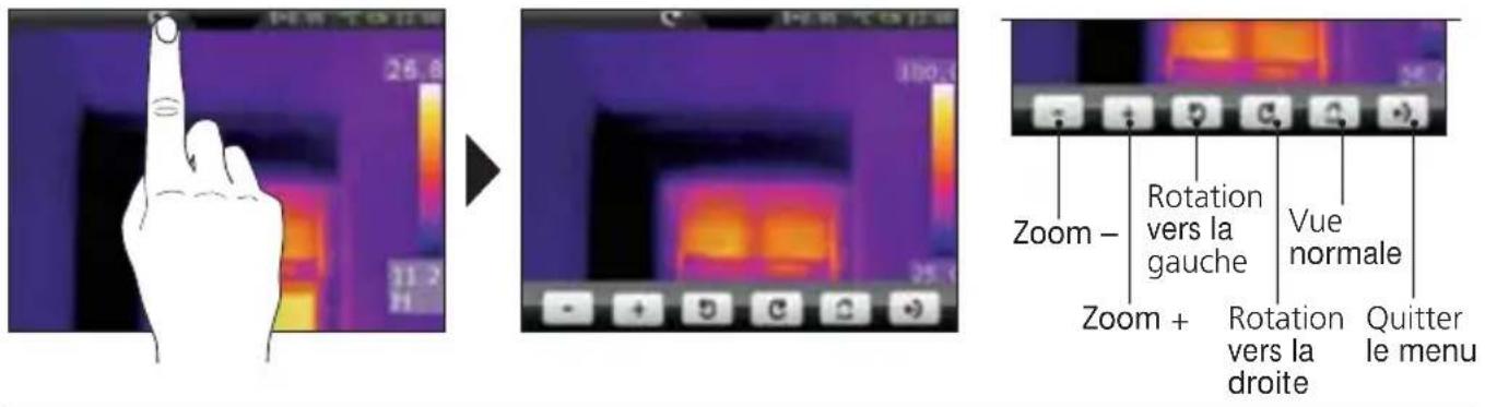 Laserliner ThermoCameraVision XP - Fonctions de la photo / Zoom et rotation - 1