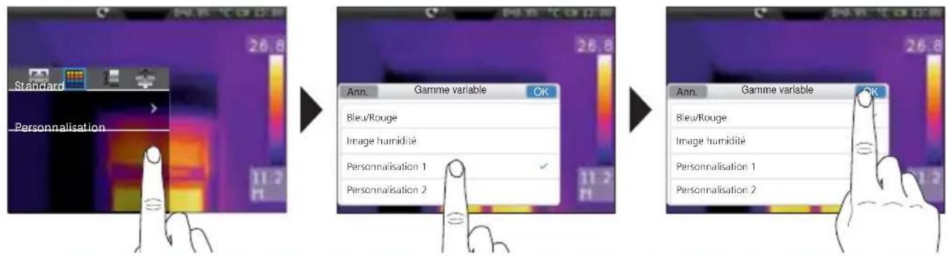 Laserliner ThermoCameraVision XP - Gamme des couleurs de l'image IR - 3