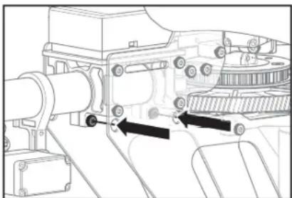 Blade 360 CFX 3S - To adjust belt tension: - 1