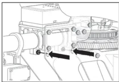 Blade 360 CFX 3S - Pour régler la tension de la courroie : - 1