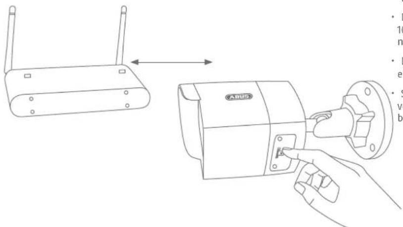 ABUS TVIP42560 - Aansluiting van de netwerkcamera op een router/switch - 1