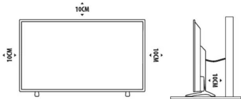 TESLA 43S901SUS - INSTALLATION DU TÉLÉVISEUR - 1