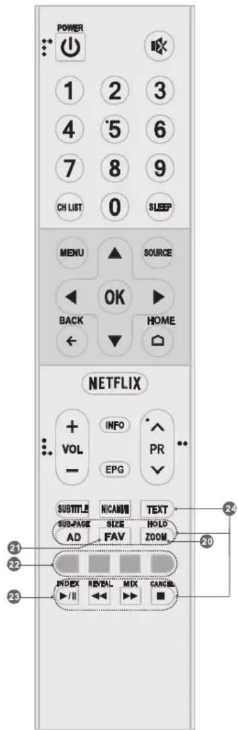 TESLA 43S901SUS - Fernbedienung (RC A) - 2