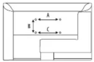 TESLA 43S901SUS - POSITIONIERUNG DES FERNSEHGERÄTS - 3