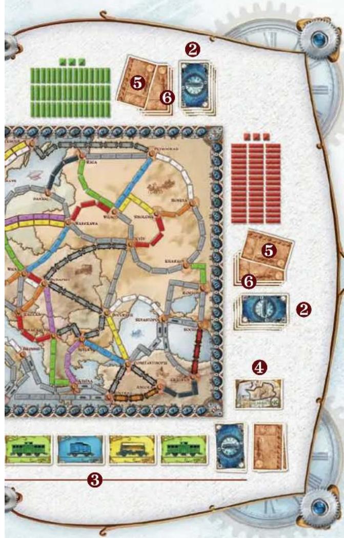 Days of Wonder Zug um Zug Europa - BUT DU JEU - 1