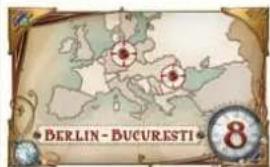 Days of Wonder Zug um Zug Europa - PRENDRE DES CARTES DESTINATION - 2