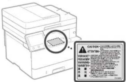 CANON iSENSYS MF426dw - Sécurité relative au laser - 1