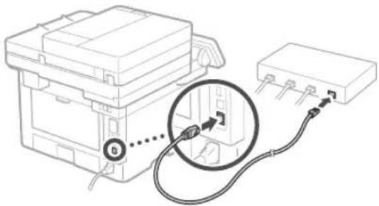 CANON iSENSYS MF426dw - Ansluta via tradbundet natverk - 2