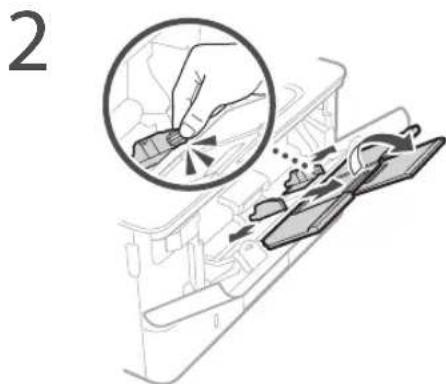 CANON iSENSYS MF426dw - Papir betoltese a tobbcelu talcaba - 2