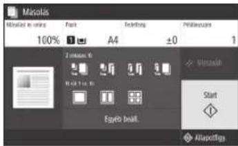 CANON iSENSYS MF426dw - Hasznos masolasi beallitasok - 2