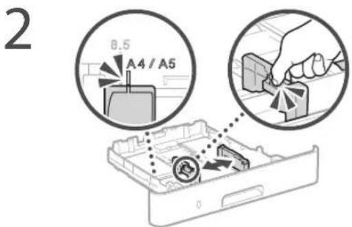 CANON iSENSYS MF426dw - Papier in de lade plaatsen - 1