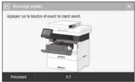 CANON iSENSYS MF426dw - L'appareil ne fonctionne pas En cas de bourrage papier - 3