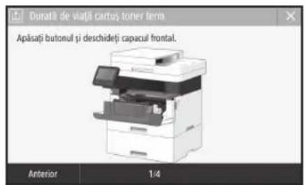 CANON iSENSYS MF426dw - Inlocuirea cartusului de toner - 1