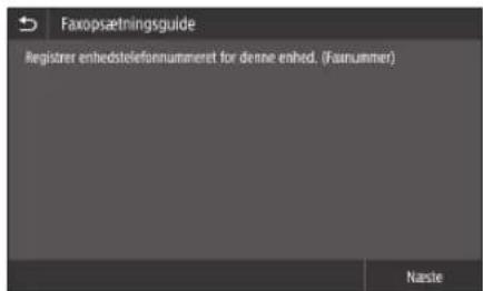 CANON iSENSYS MF426dw - Konfiguration af faxindstillingerne - 2