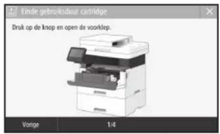 CANON iSENSYS MF426dw - De tonercartridge verrangen - 1