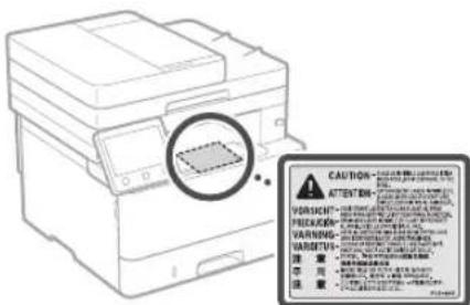 CANON iSENSYS MF426dw - Lazer Güvenlik Etiketi - 1