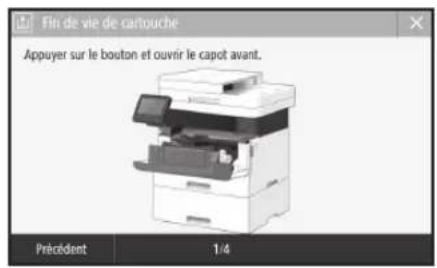 CANON iSENSYS MF426dw - Remplacement des cartouches de toner - 1