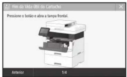 CANON iSENSYS MF426dw - Substituição do cartucho de toner - 1