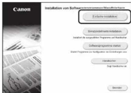 CANON iSENSYS MF426dw - Installieren der Software - 2