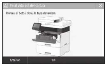 CANON iSENSYS MF426dw - Canviar el cartutx de toner - 1