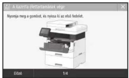 CANON iSENSYS MF426dw - A festékkazetta cseréje - 1