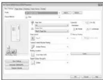 CANON iSENSYS MF426dw - Noderigi drukas iestatijumi - 2