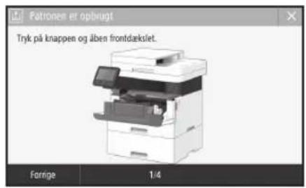 CANON iSENSYS MF426dw - Udskifting af tonerpatronen - 1