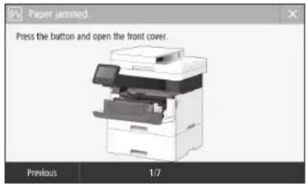 CANON iSENSYS MF426dw - Anapat He npaioe 3actpraHHn panepy - 3