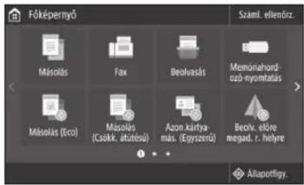 CANON iSENSYS MF426dw - A konfiguración megkezdéselottiteendok - 1