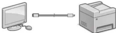 CANON iSENSYS MF426dw - USB araciligiyla baglama - 1