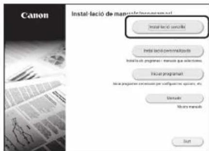 CANON iSENSYS MF426dw - Instal-lacio del software - 2