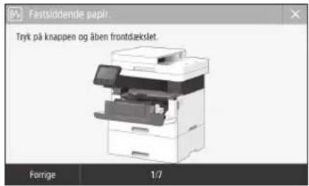 CANON iSENSYS MF426dw - Der er opstaet et papirstop - 1