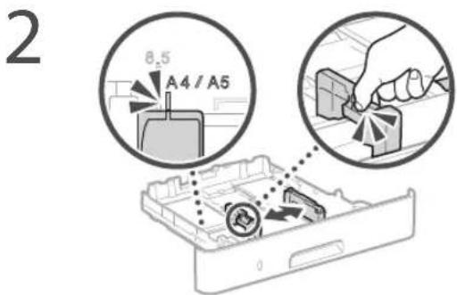 CANON iSENSYS MF426dw - Vkladani do zasuvky na papir - 1