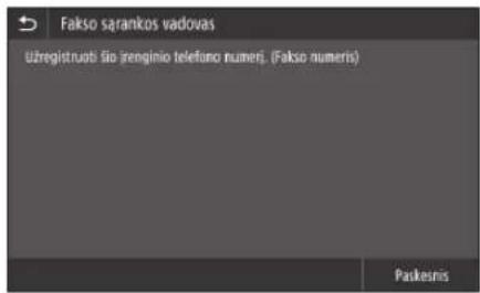 CANON iSENSYS MF426dw - Pries pradédami konfiguravima - 2