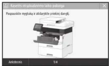 CANON iSENSYS MF426dw - Dažu kasetès pakeitimas - 1