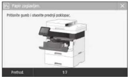 CANON iSENSYS MF426dw - Doslo je do zaglavljivanja papira - 1