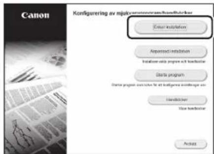 CANON iSENSYS MF426dw - Installera programvara - 2
