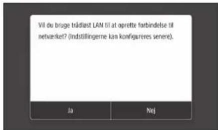 CANON iSENSYS MF426dw - Sádan angives forbindelsesemetoden - 1