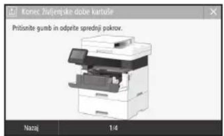 CANON iSENSYS MF426dw - Zamenjava kartuše s tonerjem - 1