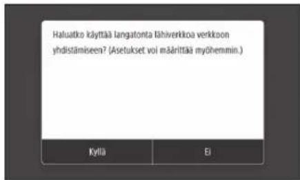 CANON iSENSYS MF426dw - Yhteysmenetelmän märittäminen - 1