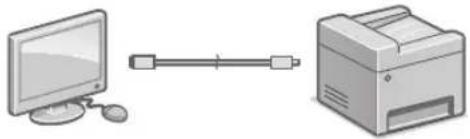 CANON iSENSYS MF426dw - Collegamento via USB - 1