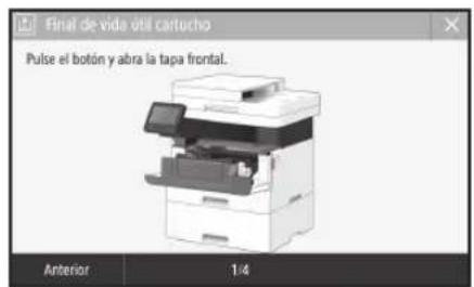 CANON iSENSYS MF426dw - Sustituir el cartucho de tóner - 1